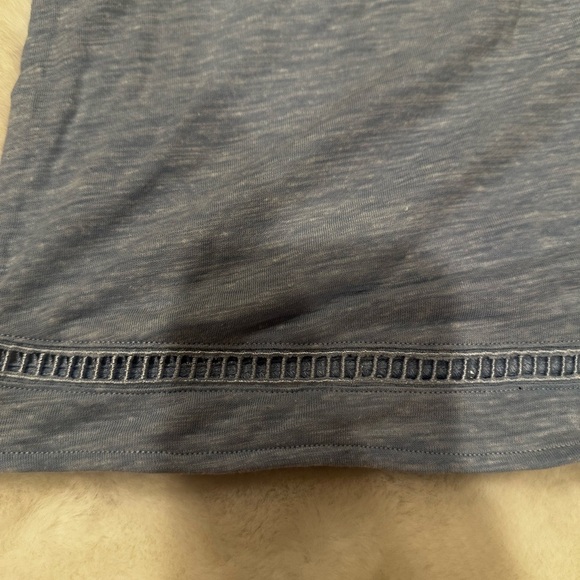 ALO Yoga Heather Blue Crop Tank - Picture 3 of 9